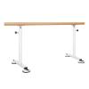 Ballet Barre Children's and Adults' Suction Cup Ballet Barre, Portable Steel Solid Wood Handle Extension Rod, Can Bear A Weight of 500kg (Color : White, Size : 2.5M/8.2FT) view 1