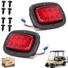 10L0L Golf Cart Taillight Kit for Yamaha G14 G16 G19 G22 Club Car DS with 3 Wire Wiring Plug Turn Signal And Brake Light Golf Cart Rear Tail Light OEM: 1017035 view 1