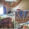 DIBAKO Camoflauge Cover for Desert Camo Net Bulk Roll, Military Camouflage Netting Sunshade Mesh, Camping Shooting Courtyard Garden Hunting Children 10x10 10x20 20x20ft (Size : 4mX5m/(13x16.4ft)) view 2