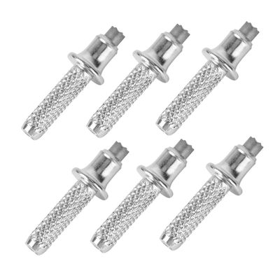INOOMP 6pcs High Carbon Steel Trekking Pole Tips Alpenstock Accessories Easy to Install Rod Tips for Hiking Outdoor Use Sturdy Replacement Parts for -Term Wear Resistance