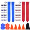 Flag Football Set, 14 Player Football Flags and Belts Set, Includes 14 Belts, 28 Football Flags, 4 Cones, 8 Disc Cones (14 Players) view 1