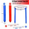 Flag Football Set, 14 Player Football Flags and Belts Set, Includes 14 Belts, 28 Football Flags, 4 Cones, 8 Disc Cones (14 Players) view 2