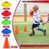 Flag Football Set, 28 Players Flag Football Belts & Flags Set, Includes 28 Belts, 56 Football Flags, 8 Cones and 16 Disc Cones (28 Players) view 3