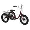 CYDING 20 Inch Fat Tire Adult Tricycles 3 Wheel Bikes 7 Speed Adult Trikes Three-Wheeled Cruiser Bicycles Large Cruiser Seat with Shopping Basket for Seniors, Women, Men view 1