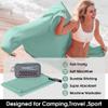 4Monster Quick Dry Travel Towel with Case & Carabiner  Super Absorbent Microfiber Gym & Camping Towel. Compact, Lightweight, Fast Drying for Beach, Swimming, Hiking, Backpacking view 2