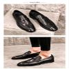 CHUUMEE Men's Dress Shoes Slip-on Loafers Men's Casual Leather Shoes (Black,11) view 2