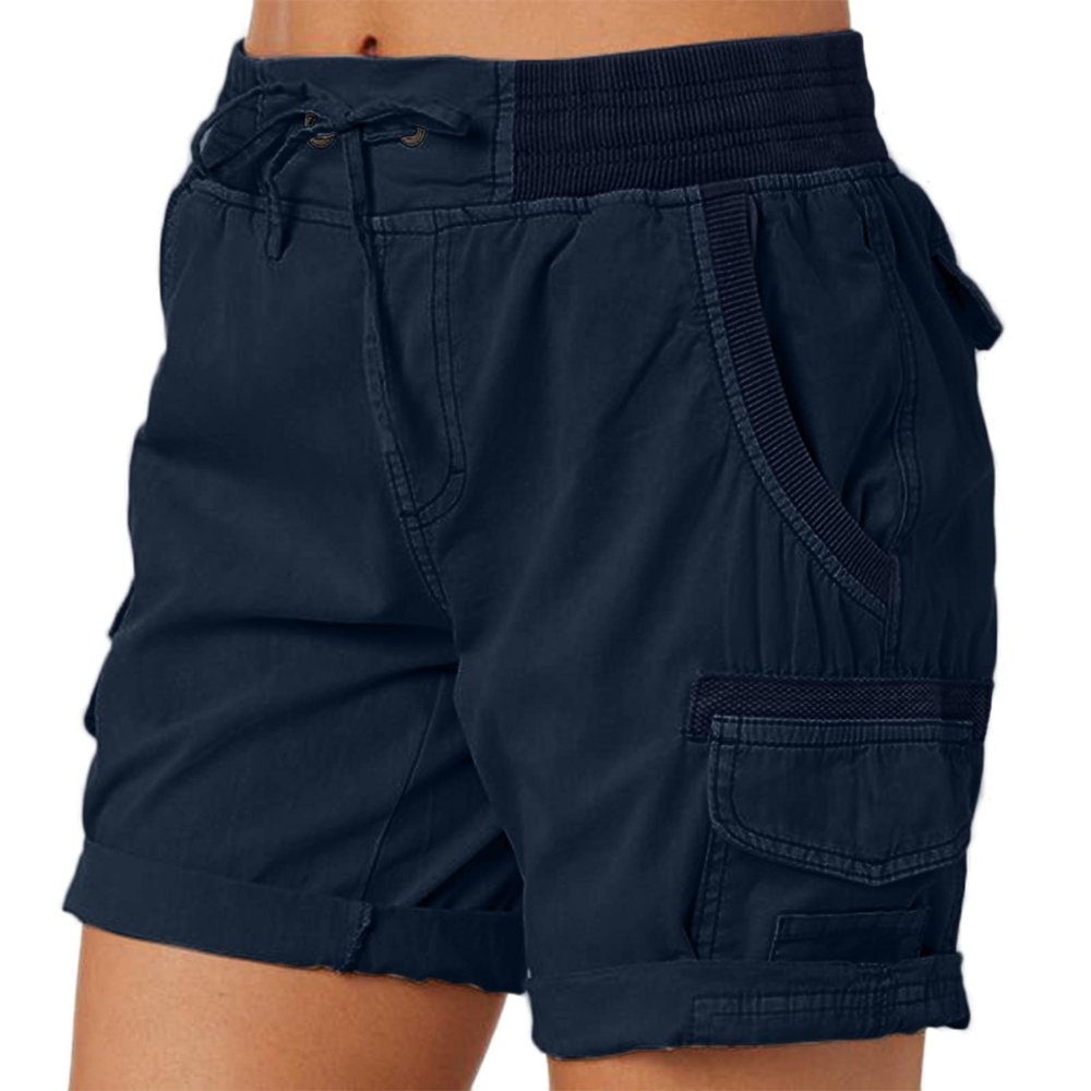 2023 Stretch Twill Shorts for Womens Summer Casual 6" Twill Shorts Hiking Shorts with Pockets Chino Bermuda Shorts
