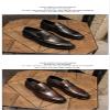 CHUUMEE Men's Dress Shoes Slip-on Loafers Men's Casual Leather Shoes (Black,7) view 4