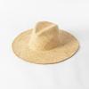 Bollrllr Men Summer Solid Straw Hat Wide Brim Hat view 2
