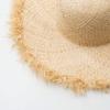 Bollrllr Men Summer Solid Straw Hat Wide Brim Hat view 4