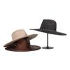 Bollrllr Women Handmade Natural Straw Hats Wide Brim Ladies Beach Sun Hat view 3