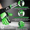 WEMORA Soccer Goalie Gloves for Kids Youth Junior Boys 4mm Anti Slip Strong Grips Palm Football Goalkeeper Gloves view 2