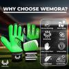 WEMORA Soccer Goalie Gloves for Kids Youth Junior Boys 4mm Anti Slip Strong Grips Palm Football Goalkeeper Gloves view 3