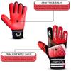 WEMORA Soccer Goalie Gloves for Kids Youth Junior Boys 4mm Anti Slip Strong Grips Palm Football Goalkeeper Gloves view 4