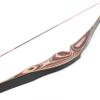 58" Traditional Longbow 20-50 Lbs One Piece Wood Long Bow Right/Left Hand Recurve Bow for Beginner Women Teens (50 Lbs, Bow Set/Left Handed) view 4