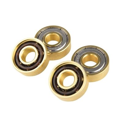 KOFORD Bearings 8Pcs Gold Tatinium Skate Bearings Skateboard Longboard Parts Inline Roller Skates Scooter Quad Artistic Skate Bearing
