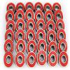 KOFORD Bearings 8pcs Pro 608RS ABEC-9 Bearings Roller Skate Scooter Snowboard Chrome Steel Inline Bearings Skateboard Mute Speed Bearing (Color : 8pcsred Bearings) view 1