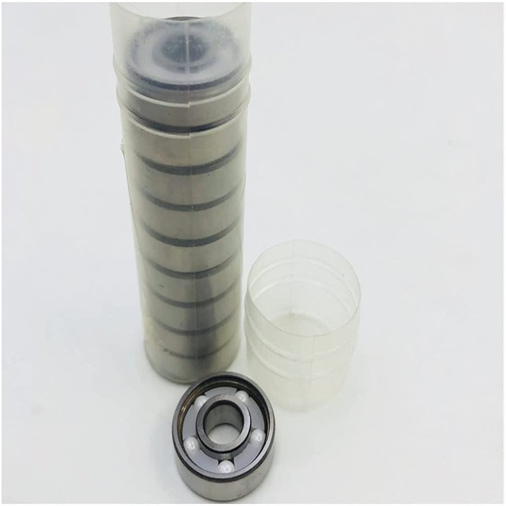 KOFORD Bearings 608 ABEC-11 Ceramic 5 Balls Bearing for Skateboard Inline Skate Longboard Roller Skates Stable Ceramic Skate Bearings (Color : 10pcs)