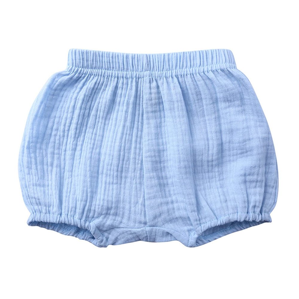 Athletic Shorts for 0 to 3 Years Baby Newborn Infant Baby Unisex Solid Spring Summer Shorts Active (Blue, 12-18 Months)