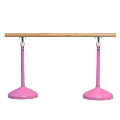 Ballet Barre Heavy Duty Steel Ballet Rod with Suction Cup, A Solid Wood Handle with Adjustable Height, Suitable for Home Studios (Size : 2M/6.6FT)