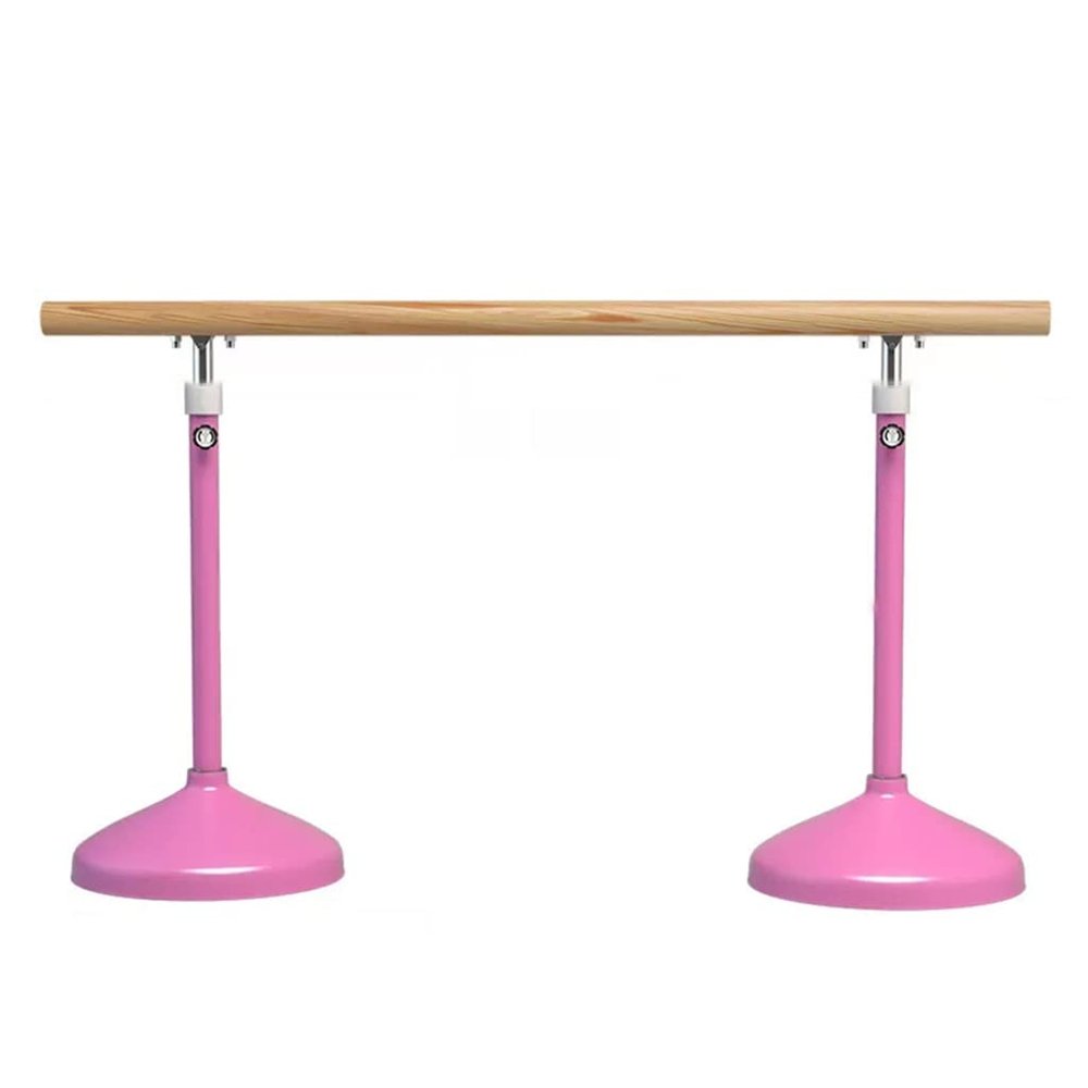 Ballet Barre Heavy Duty Steel Ballet Rod with Suction Cup, A Solid Wood Handle with Adjustable Height, Suitable for Home Studios (Size : 2M/6.6FT)