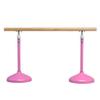 Ballet Barre Heavy Duty Steel Ballet Rod with Suction Cup, A Solid Wood Handle with Adjustable Height, Suitable for Home Studios (Size : 2M/6.6FT) view 1