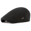 KANDUO Men's Flat Newsboy Hat Winter Spring Autumn Driving Cabbie Hunting Cap (Color : B, Size : Adjutable 55-60cm) view 1