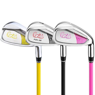 Kids Golf Irons  Junior Beginner #7 NSR Golf Club Iron for Boys and Girls Golf Sports (6-8Y(Yellow))