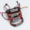 Gsoouas Retro hand-woven English letter blessing cowhide bracelet simple pull adjustment leather bracelet hand rope (Dark red-blessing) view 4