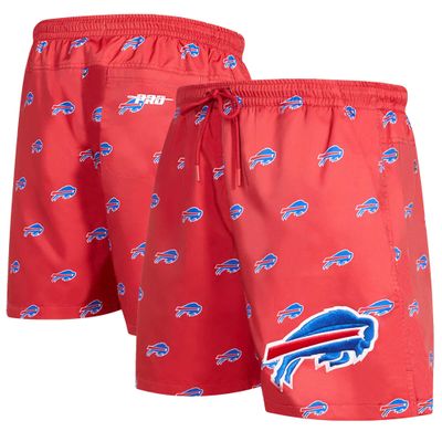 Pro Standard Men's Red Buffalo Bills Allover Print Mini Logo Shorts