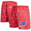 Pro Standard Men's Red Buffalo Bills Allover Print Mini Logo Shorts view 1