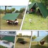 SEALFO 3x3m 3x4m 3x5m Awning Watertight Tarp Tent Outdoor Sun Shelter Camping Tourist Tarp Canopy Sunshade Sun Shade Beach Garden (Color : Style 2, Size : 3x4m) view 3