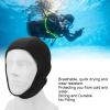Alomejor Wetsuit Hood Thermal Swim Surf Diving Hood Sun Quick Drying for Men Women (Black) view 4