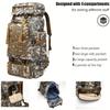 80L Tactical Molle Backpack Rucksack Camelflage Grey Great For Outdoor | Camping Backpack For Men view 4