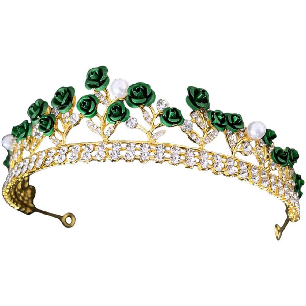 Beavorty Elegant Headdress for Weddings Parties Birthdays Wear-resistant Floral Adornment for Women and Girls Lightweight Charming Accessory