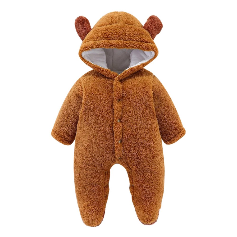 3 Month Gender Neutral Clothes Infant Newborn Baby Boys Girls Long Sleeve Patchwork Fleece 3 Month (Yellow, 9-12 Months)