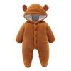3 Month Gender Neutral Clothes Infant Newborn Baby Boys Girls Long Sleeve Patchwork Fleece 3 Month (Yellow, 9-12 Months) view 1