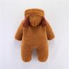 3 Month Gender Neutral Clothes Infant Newborn Baby Boys Girls Long Sleeve Patchwork Fleece 3 Month (Yellow, 9-12 Months) view 2