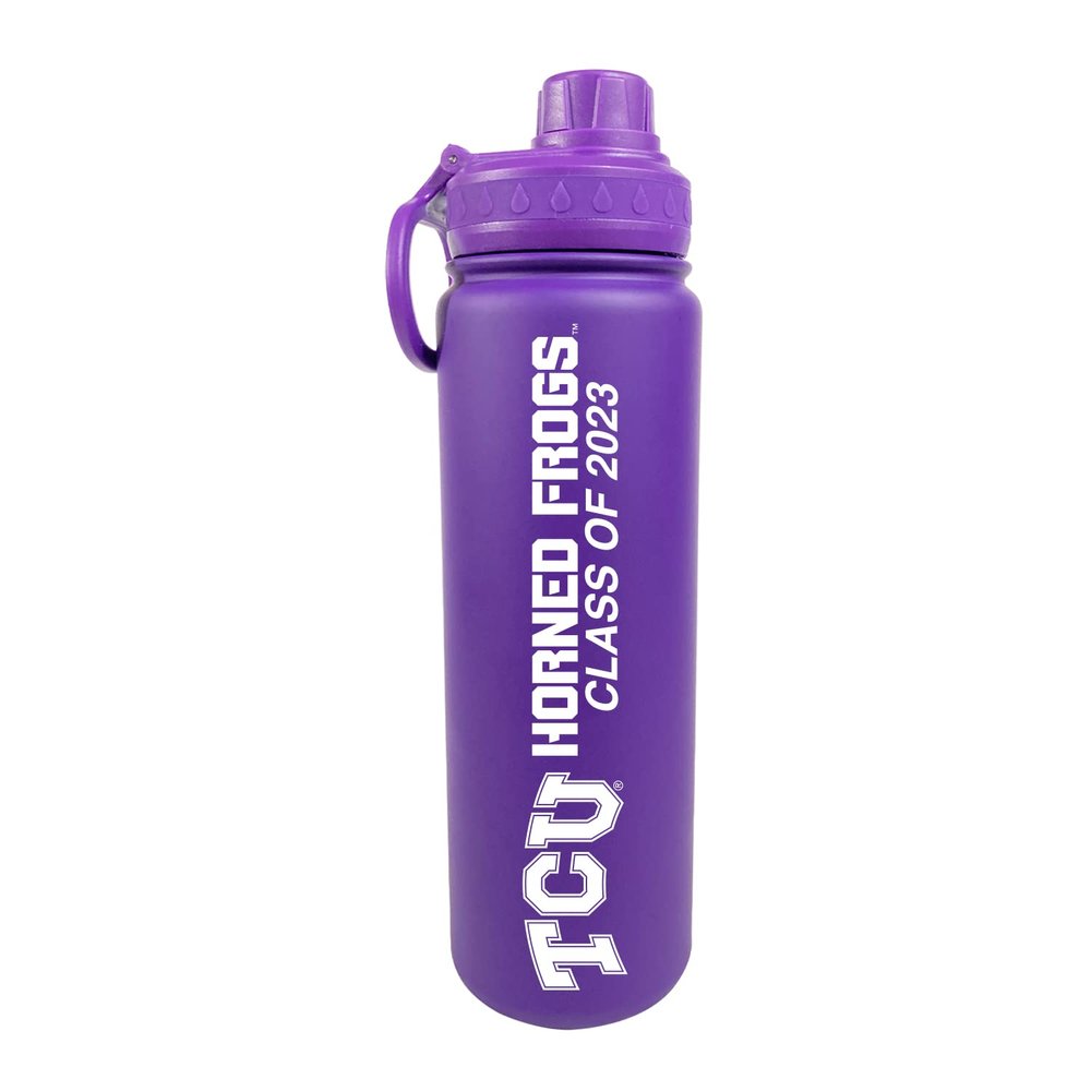 Texas Christian University Class of 2023 24 oz. Stainless Steel Bottle - Purple