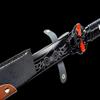 LONGSWORD Chinese Sword,Dao Sabre,Swords Real(Forged Etched balde,Pu Scabbard,Aloy fitittings) Perfect for Outdoor Adventures view 2