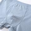 Maiyifu-GJ Men's Moisture-Absorbing U Convex Underwear Comfort Stripe Trunks Soft Cotton Boxer Briefs (Blue 10 3PC,7X-Large) view 2