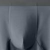 Maiyifu-GJ Men's Comfy Solid Colour Underwear Traceless Breathable Boxer Brief Stretch Soft Trunks (Gray 1PC,3X-Large) view 4