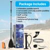 SereneLife Inflatable Stand Up Paddle Boardwith Premium SUP Accessories & Carry Bag & Detachable Universal Paddle-Board Seat - Adjustable Paddle Board Seat, Form-Fitting Design - SLSUPST15 view 3