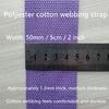 Heavy Cotton Webbing 2 inch - Strap for Bags Making Handles Climbing Strapping view 2