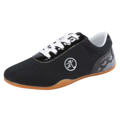 Basic Style for Daily Training Morning Exercises Shoes,kung Fu Tai Chi Shoes for Adults and Children,Black,44