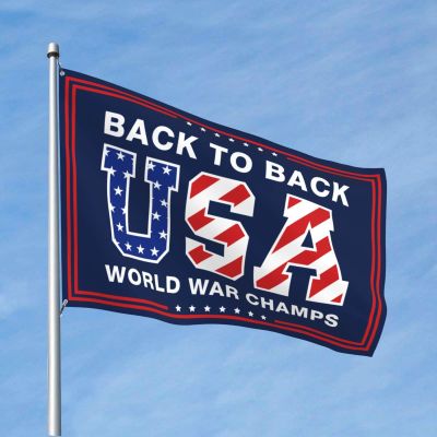 Bar Stuff For Man Cave World War Champs Flag Camper Decorations For Inside Room Stuff (Size : 30X45CM)