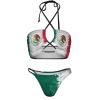 TAIZIYEAH Bikini 2023 Mexican Flag Bathing Suit Women's Two Pieces Swimwear Bikini Swimsuit 2XL view 3