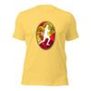 Carlos Alcaraz Tennis Spain Flag Racquet Silhouette Unisex Cotton Short Sleeve Shirt view 1