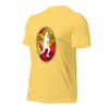 Carlos Alcaraz Tennis Spain Flag Racquet Silhouette Unisex Cotton Short Sleeve Shirt view 3