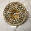 FIDDAA Big Eaves Bamboo Hat Hat, Leaf Rain-Proof Sunshade Hat, Fishing Hat, Dance Props, Decoration view 2